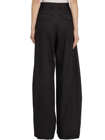 The Latest Billie Lightweight Poplin Trousers Black In Black
