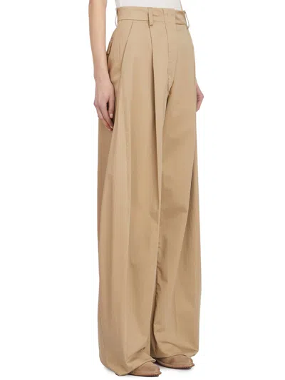 The Latest Billie Poplin Sand Pants In Neutral