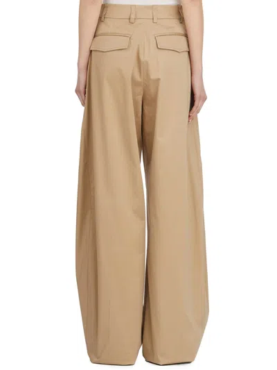 The Latest Billie Poplin Sand Pants In Neutral