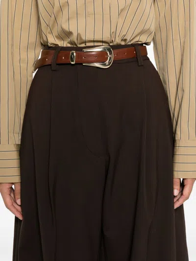 The Latest Billie Wool Blend Wide-leg Trousers