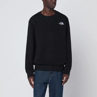 The North Face Essential Lite Logo-detail Sweatshirt In Black