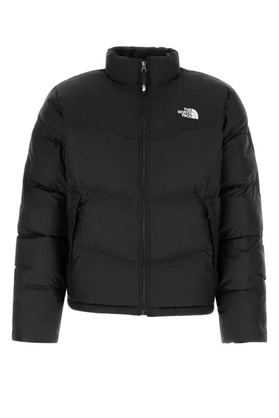 The North Face Black Polyester Saikuru Padded Jacket In Black