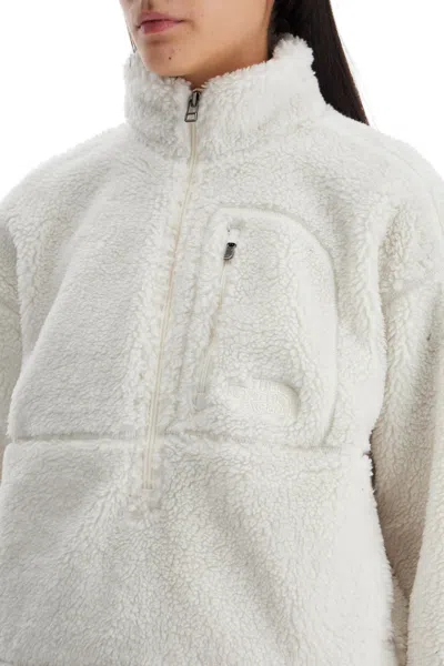 The North Face Extreme Pile Pullover Fleece With Zip In Neutral