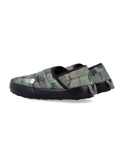 The North Face Green Thermoball Traction V Slippers In Multi