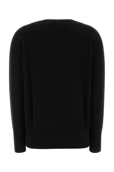 The Row Midnight Blue Cashmere Oversize Leilani Sweater In Black