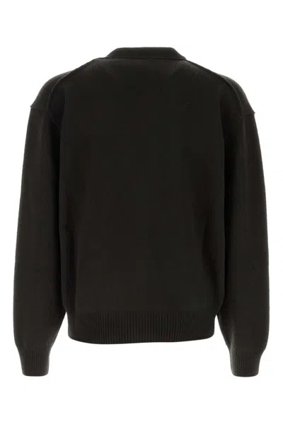 The Row Cashmere V-neck Sweater Long Sleeves In Brown