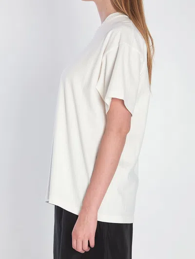 The Row Lavinia Oversized Crew-neck T-shirt In White