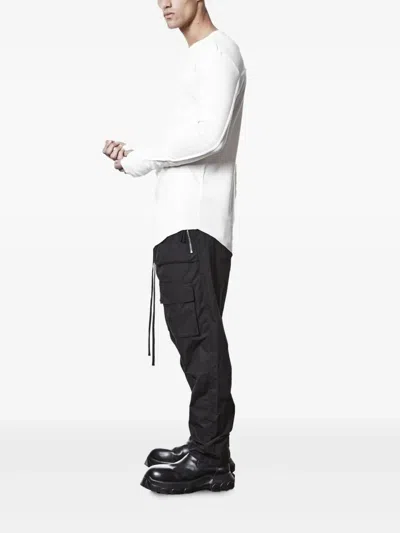 Thom Krom Long Sleeves Men T-shirt Worked Clothing In White