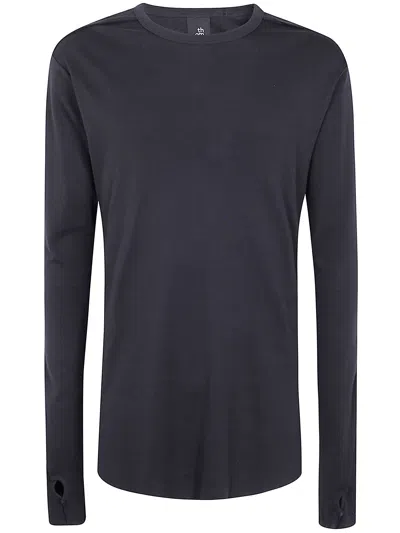 Thom Krom Long Sleeves Men T-shirt Worked Clothing In Blue