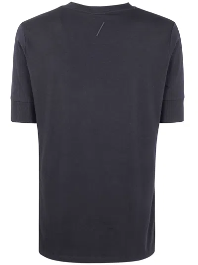 Thom Krom Short Sleeves Men T-shirt Worked Clothing In Blue