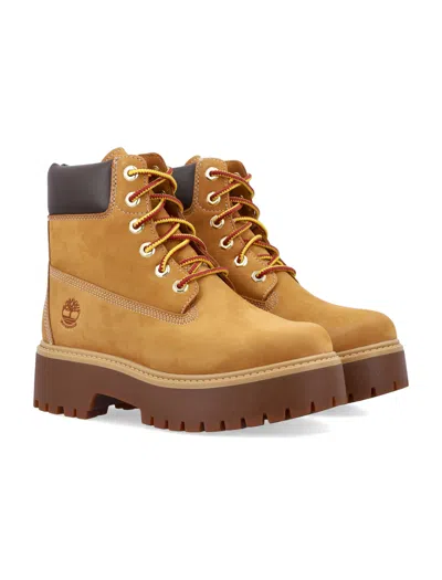 Timberland Stone Street 6-inch Waterproof Leather Platform Boots In Multi
