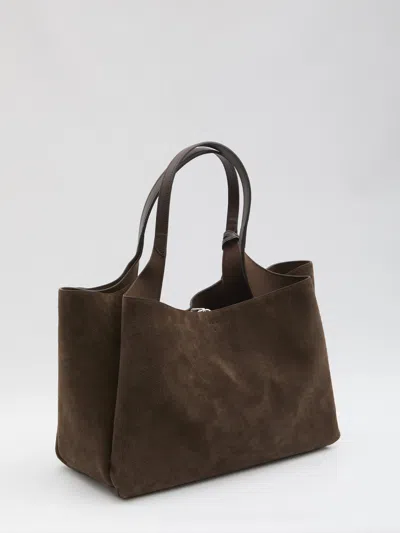 Tod's T Pendant Logo Medium 2 Handles Bags In Brown