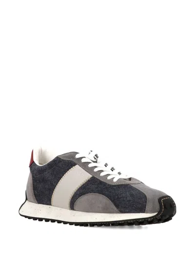 Tod's Gommino Panelled Low-top Sneakers In Blue