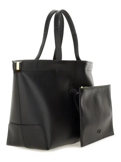 Tod's Tote Bag Di Bag Folio Medium Small In Black