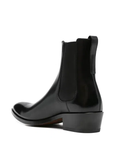 Tom Ford Chelsea Boots With Pointed Toe And Block Heel