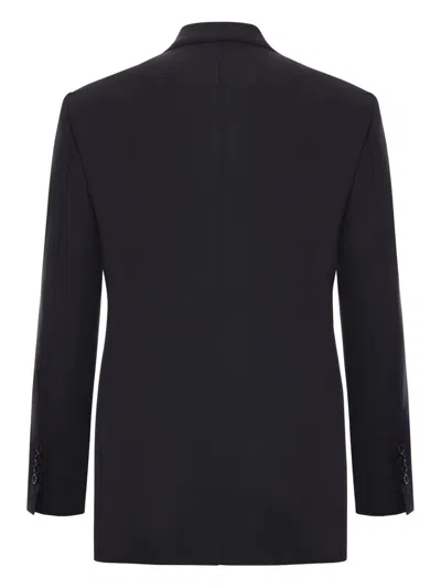 Tom Ford High Twist Broken Twill Double Breast Jacket