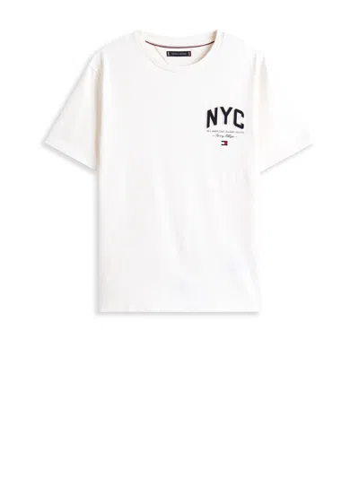 Tommy Hilfiger Athleisure Print T-shirt In White