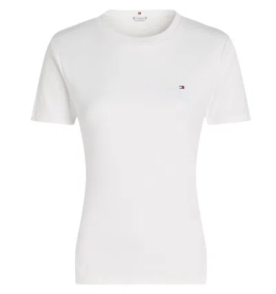 Tommy Hilfiger Cody Slim Cotton Flag T-shirt In White