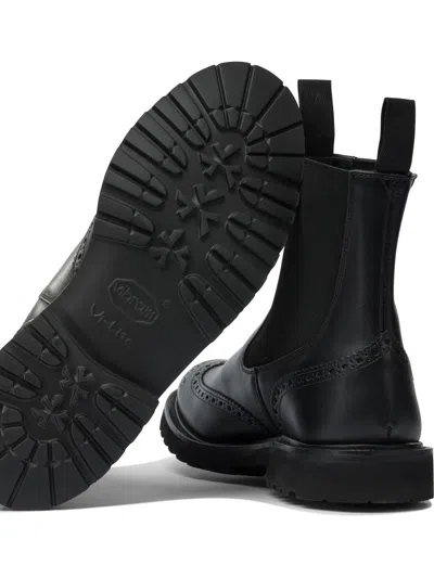 Tricker's Stivaletto Chelsea Boots In Black