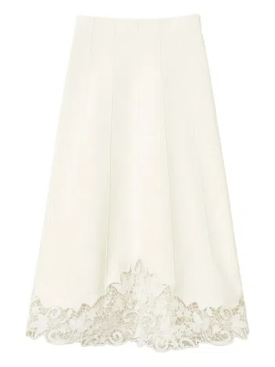 Twinset Tailored Collection Of Skirts With Feminine Silhouettes In White