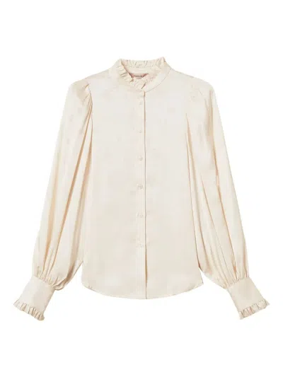 Twinset Twin-set Classic Shirt In Neutral