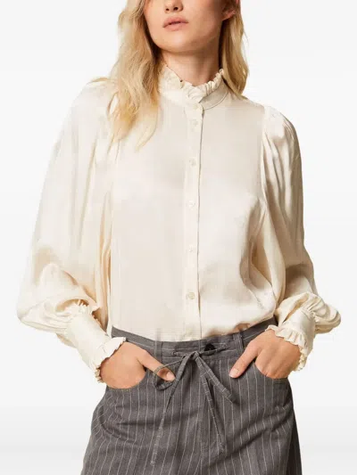 Twinset Twin-set Classic Shirt In Neutral