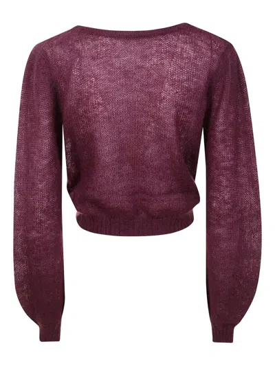 Twinset Jean Noir Avec Ceinture Et Grande Boucle