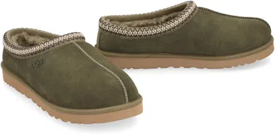 Ugg Tasman Baxter Slippers Burnt Olive In Green