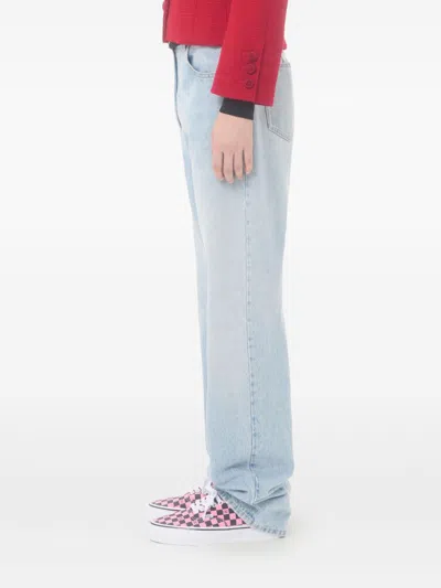 Valentino Denim Trousers Woman Denim 30 In Blue