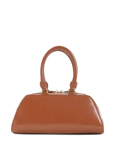 Givenchy Antigona East West Mini Leather Handbag In Brown