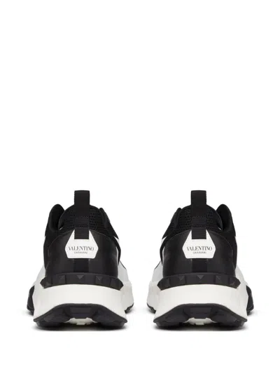 Valentino Garavani True Act Low Top Trainer In Mesh And Rubberised Fabric In White