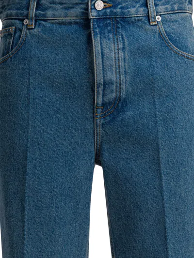 Valentino Garavani Jeans With Cabochons In Blue