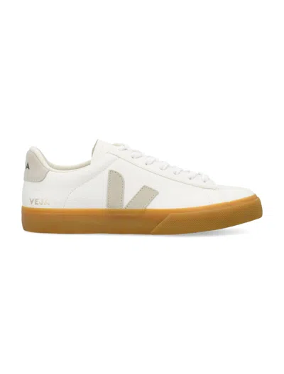 Veja Campo Chtomefree Leather Sneakers In White