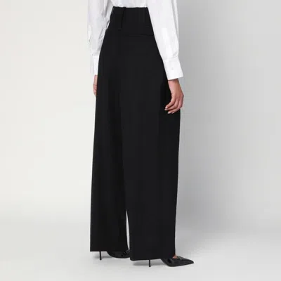 Victoria Beckham Wide-leg Tailored Pants In Wool-blend