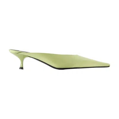 Victoria Beckham Kitten Court Shoes In Green