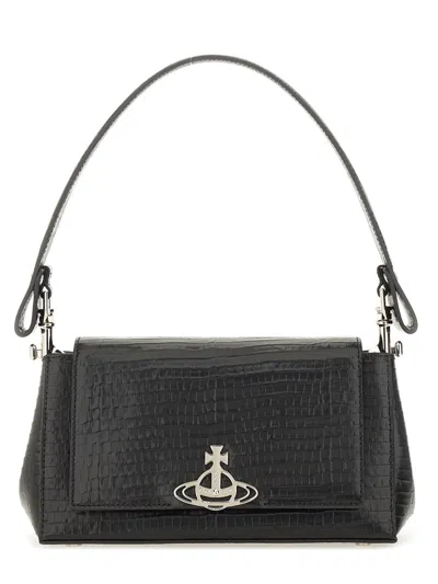Vivienne Westwood Black Leather Handbag