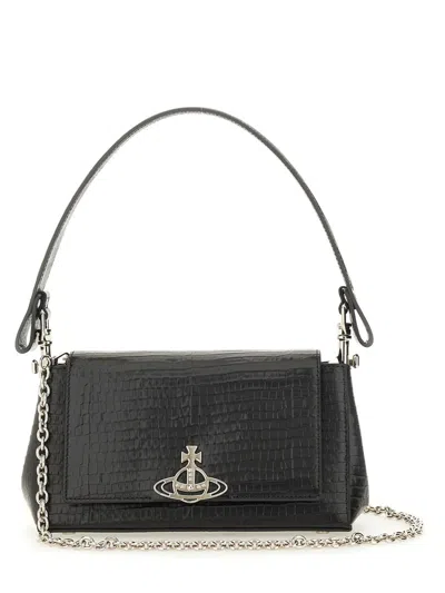 Vivienne Westwood Black Leather Handbag