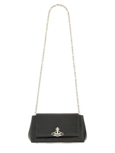 Vivienne Westwood Black Leather Handbag