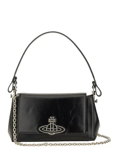 Vivienne Westwood Black Leather Handbag