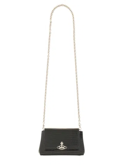 Vivienne Westwood Black Leather Handbag