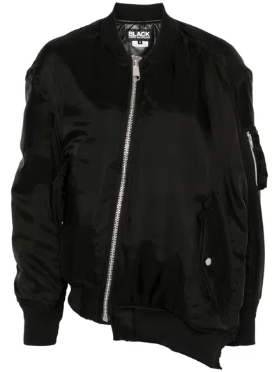 Comme Des Garçons Bomber Asymmetrical Multiple Pockets In Black