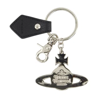 Vivienne Westwood Orb Keyring In Brown
