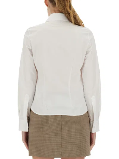 Vivienne Westwood Poplin Shirt With Cuffed Long Sleeves