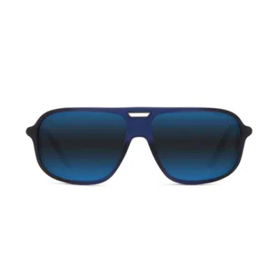 Vuarnet Matte Blue Blue Injectate Sunglasses