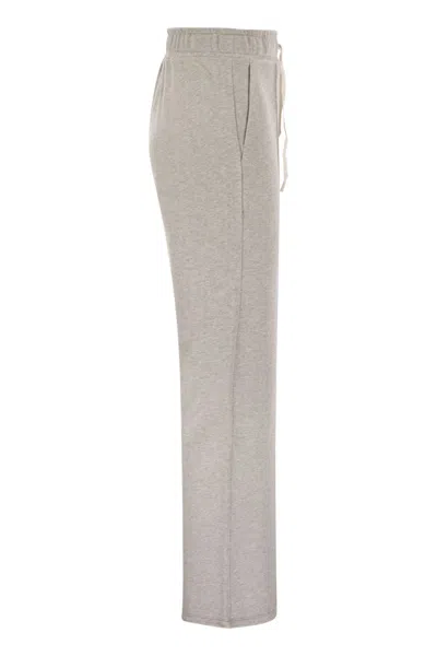 Weekend Max Mara Folk - Plush Trousers In Gray