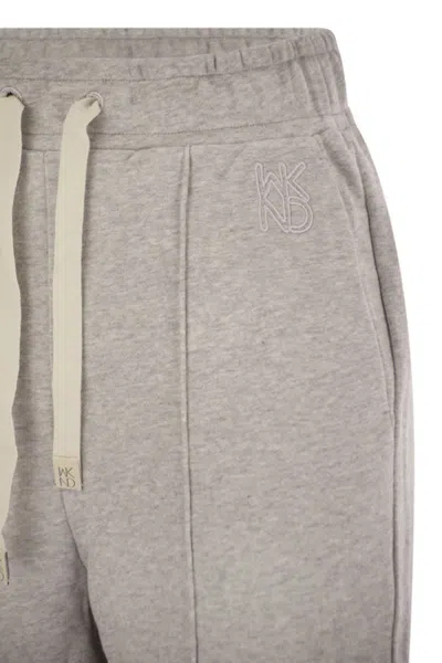 Weekend Max Mara Folk - Plush Trousers In Gray