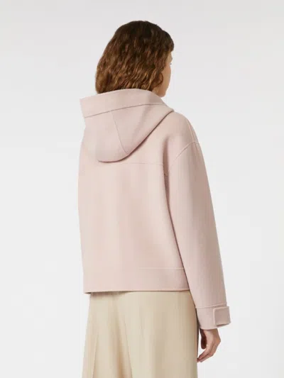 Weekend Max Mara Gary Short Coat Light Pink In Multi
