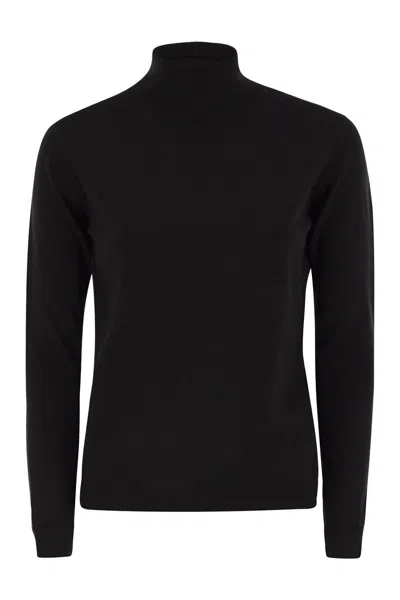Weekend Max Mara Long-sleeved Sweater In Black
