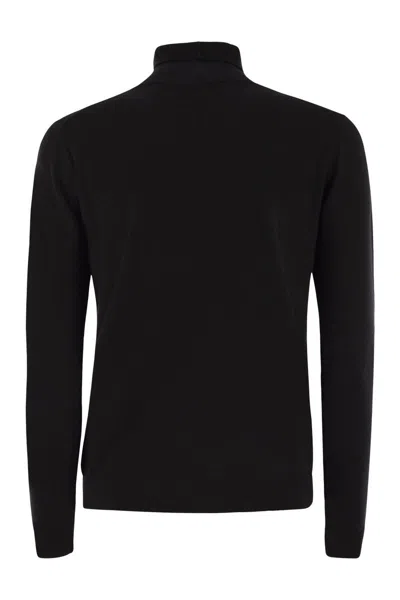 Weekend Max Mara Long-sleeved Sweater In Black