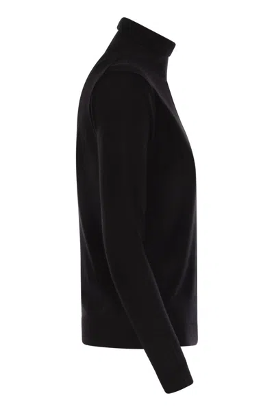 Weekend Max Mara Long-sleeved Sweater In Black